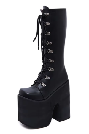 Bottes Femme à Lacet 40 - 43 - image principale chic botte femme