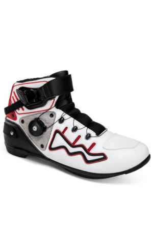 Bottes Moto Pour Femme 43-47 Blanc/Rouge- image principale- chic botte femme