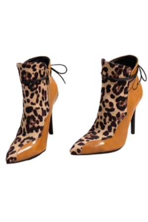 Luxe marron Bottes femme cuir italienne - image principale - chic botte femme