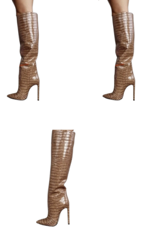 Bottes italienne femme cuir Marron 35-39- image principale - chic botte femme