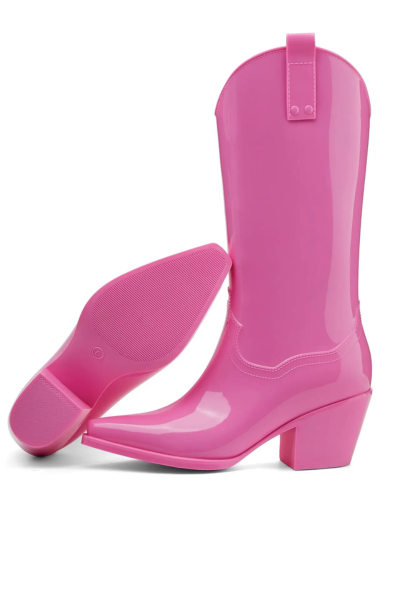 Botte à pois de pluie femme Rose count(title)% Botte à pois de pluie femme Rose - image secondaire - chic bottes femme