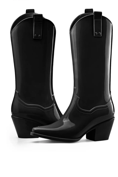 Botte de pluie femme noir - image descriptive1 - chic bottes femme