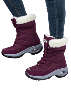 Bottes d'hiver columbia femme rouge - image principale - chic bottes femme