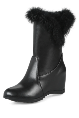 Bottes d'hiver femme noir - image principale - chic bottes femme