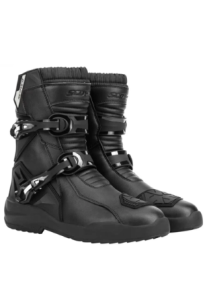 Bottes motardes femme cuir - image principale - chic bottes femme
