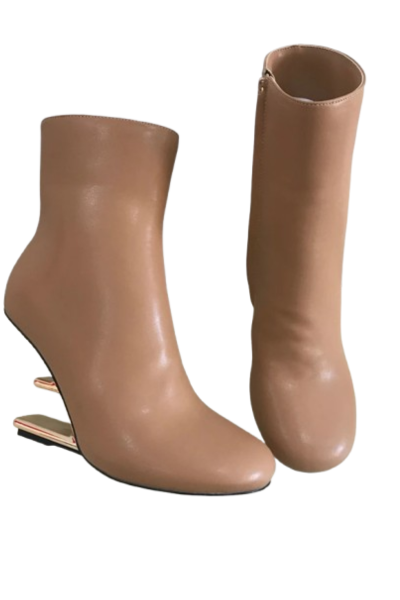 Bottines femme cuir italienne- image descriptive2 - chic bottes femme