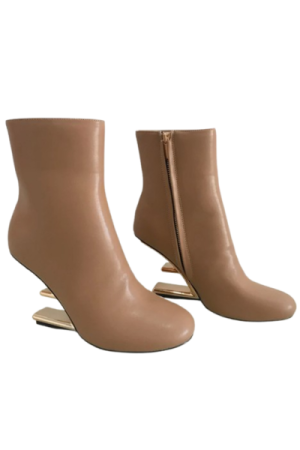 Bottines femme cuir italienne- image principale - chic bottes femme