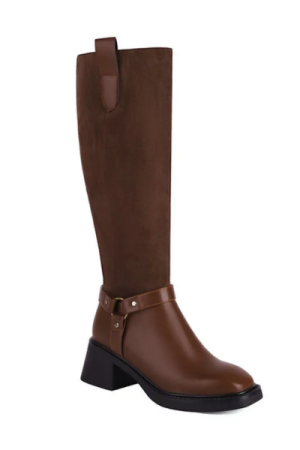 Cavalière femme bottes automne - image principale - chic bottes femme