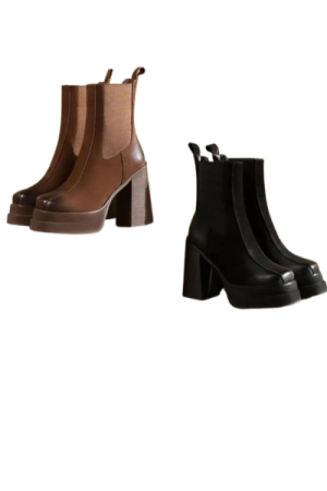 Femme bottes chelsea - image principale - chic bottes femme