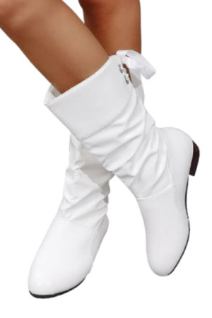 Bottes mi-mollet femme daim - image principale - chic bottes femme