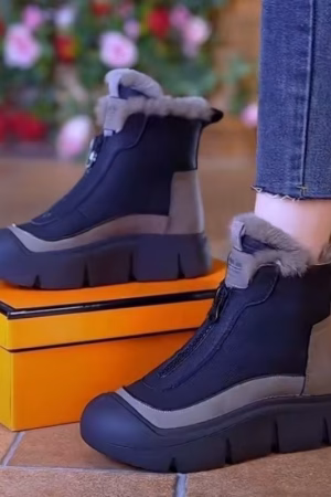 Bottes d'hiver femme imperméables à fermeture éclair — vue principale