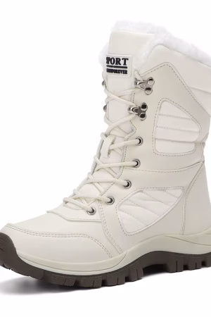Bottes d'hiver imperméables femme, doublure peluche — vue principale